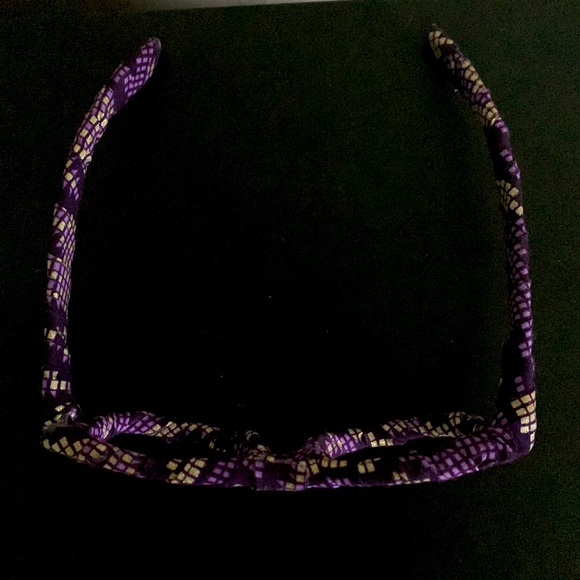 Purple One Size Fabric Covered Lenseless Frame - Picture 5 of 5